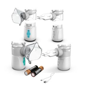 China Cold Cough Home Nebulizer Machine ≥0.25ml/Min With DC 5V Power 3V Battery wholesale