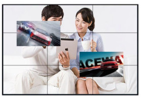 China 4K TFT 55in 240VAC LCD Video Wall Display 350cd/m2 wholesale