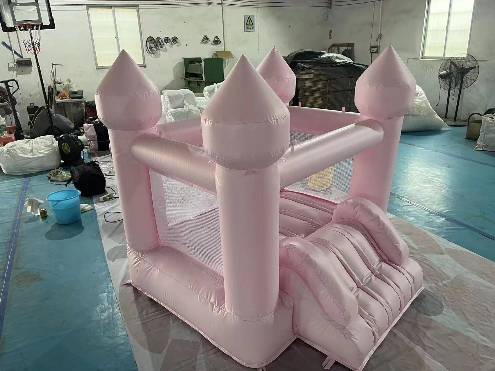 Toddler jump house jumping combo wedding decoration bouncer white inflatable slide bouncy castle