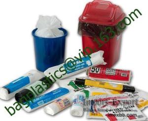 China Hazardous Waste Plastic Bag Printed Asbestos Garbage Bag Biodegradable Garbage Bags Garbage Bags Trash Bags Bin Liners wholesale