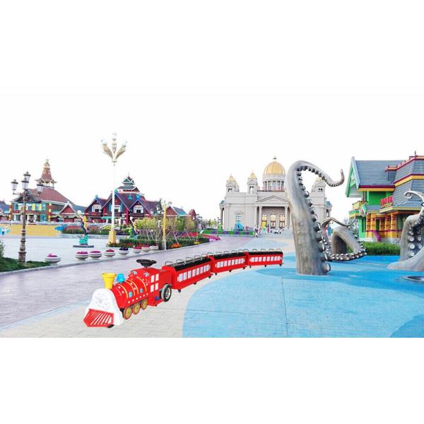 Amusement Mini Trackless Tourist Train Rides For Indoor Children'S Play