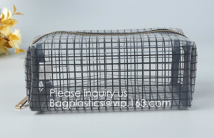 Custom Clear Pvc Lady Handbag Set Transparent Beach Tote Bag With Inner Pouch,Shoulder Tote Holographic PVC Beach Bag