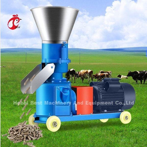Quality Small Single Phase Or Three Phase Poultry Feed Pellet Making Machine Emily for sale