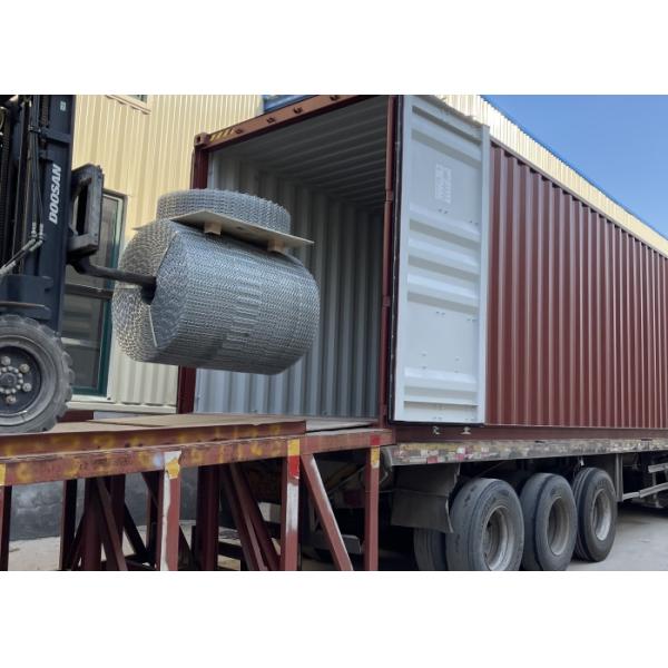 1.8mm Thickness 280Meters Length Steel pipe winding mesh For Gas & Oil Pipeline