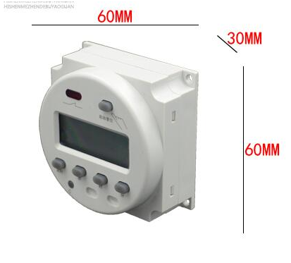 LCD Digital Power Programmable Cycle Timer Countdown Seconds Timer Relay Switch Cn102A