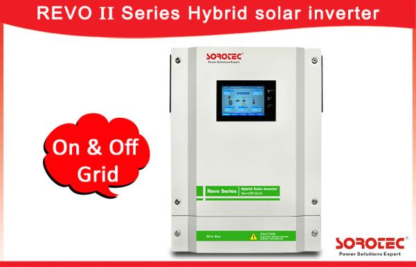 Quality 3 - 5.5KW Hybrid Solar Inverter / Hybrid On Grid Inverter External Wifi Device Optional for sale