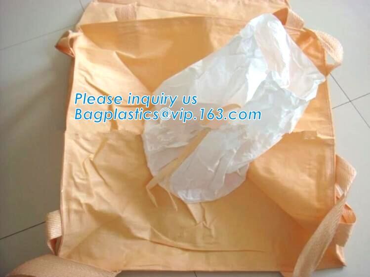 customizable PP u-panel baffle big bag /coated white woven PP jumbo bag/ventilated 4 panel baffle bag/all colors availab