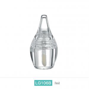 SGS Certified Portable Lip Gloss Plastic Bottle Transparent 10000pcs