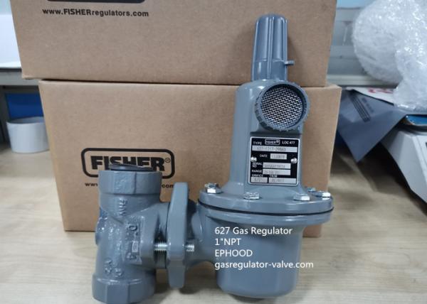 Quality Ductile Iron Fisher Gas Regulator 627 Model Pressure Gas Regulator 250PSI Inlet for sale