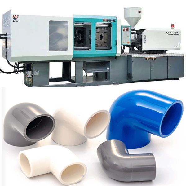 4 Heating Zone PVC Pipe Fitting Injection Molding Machine 16Mpa Pump Pressure 350mm Max Opening Stroke