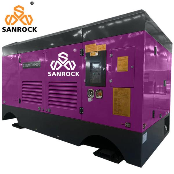 SANROCK Screw Air Compressor Water Well High Pressure Screw Air Compressor Machine