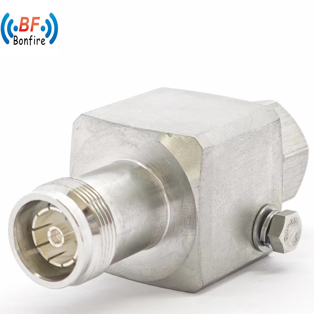 698-3800MHz RF Arrester RF TV Fjk Surge Arrester F Type Male to Female Lightning Surge Protector 3G 90V 230V 600V Lightning Protection Gas Tube RF Arrestor