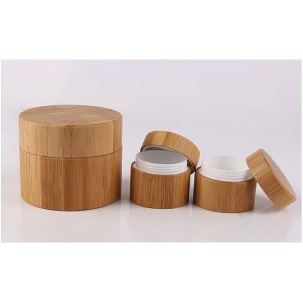 Bamboo Plastic Cosmetic Cream Jar Eco Friendly 15ML 20ML 50ML