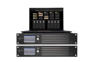 China Aluminium Metal Network Audio Amplifier RS485 / 4 And 2 Channel 900W DSP Power Amplifier wholesale