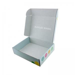 Durable Cardboard 7x5x3 Plain White Mailer Boxes Apparel Packaging For Hat Dress Shoes