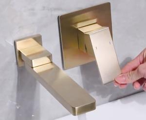 China Wall Mounted European Swing Wash ODM Concealed Basin Mixer wholesale