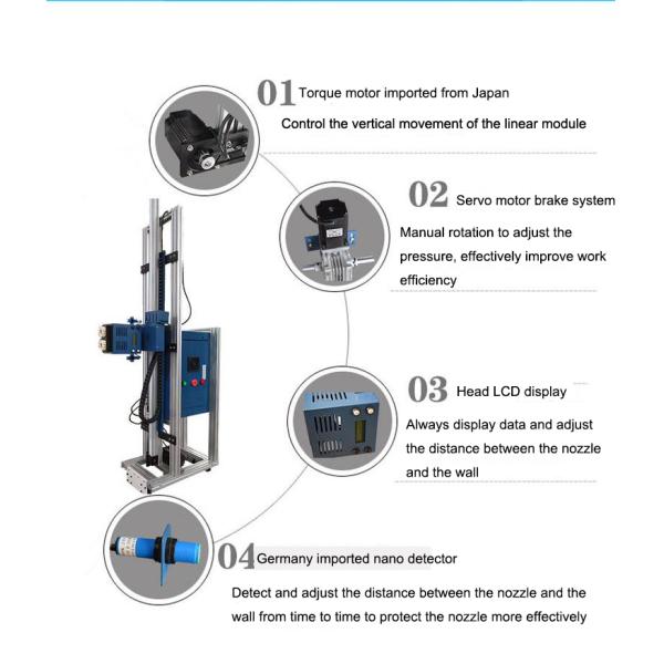 Custom Print Size 2280DPI Alu-Mg Wall Painting Printer