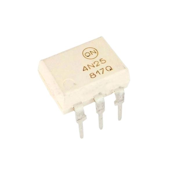 Quality Sensor Connectors Low coupling capacitance Light-emitting diode (LED) 4N25M Onsemi DIP6 Photocoupling device for sale