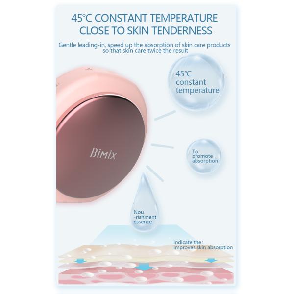 IPX7 45℃ Warmth Mini Silicone Face Exfoliator Brush