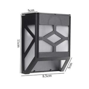 China Yard Garden Solar Wall Mounted Motion Sensor Light , Solar LED Fence Post Lights on sale