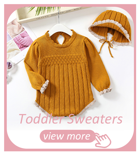 Custom jacquard knitted pattern design pullover Boy & Girl Baby Knit Sweater for Winter