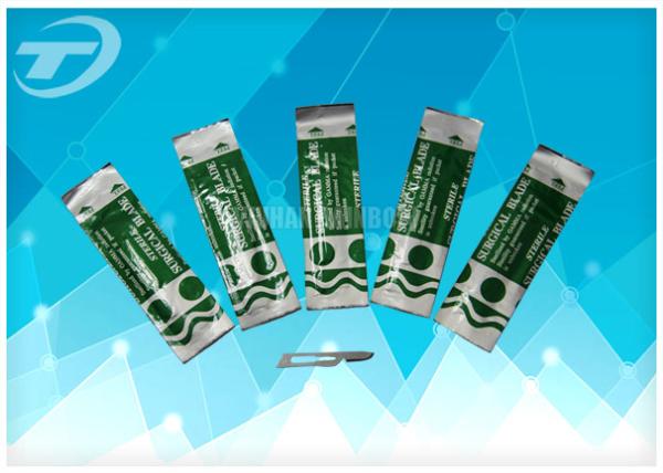 Quality Single Use Stainless Steel Sterile Surgical Blades With Plastic Handle for sale