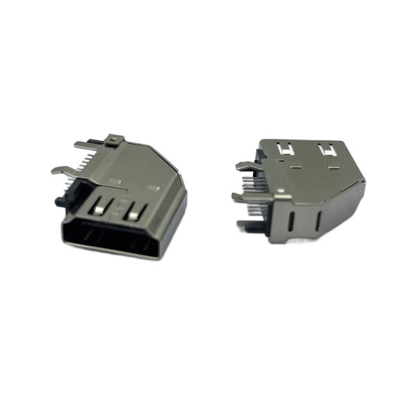 19Pin Double Row DIP Type A Female Side Plug Socket Connector HDMI-compatible Connector