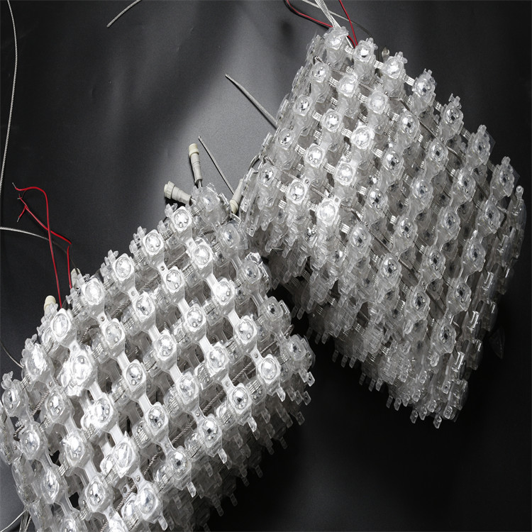 IP67 Waterproof Programmable LED Video Outdoor Building Background Foldable Led Mesh Display
