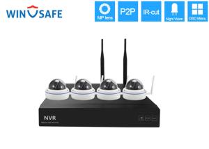 China 4 Channel Wireless IP Security Camera System , Internet Security Camera Systems For Home wholesale