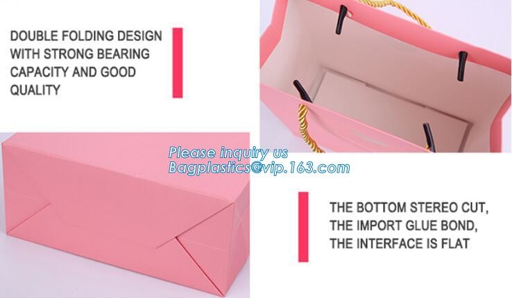 violet printing shopping bags by handmade,Gift shopping luxury carrier Bag Direct Manufacture Paper Bag logo Printing