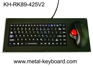 China IP65 Silicone Keyboard USB Panel Mount Keyboard With Ergonomic Trackball Mouse on sale