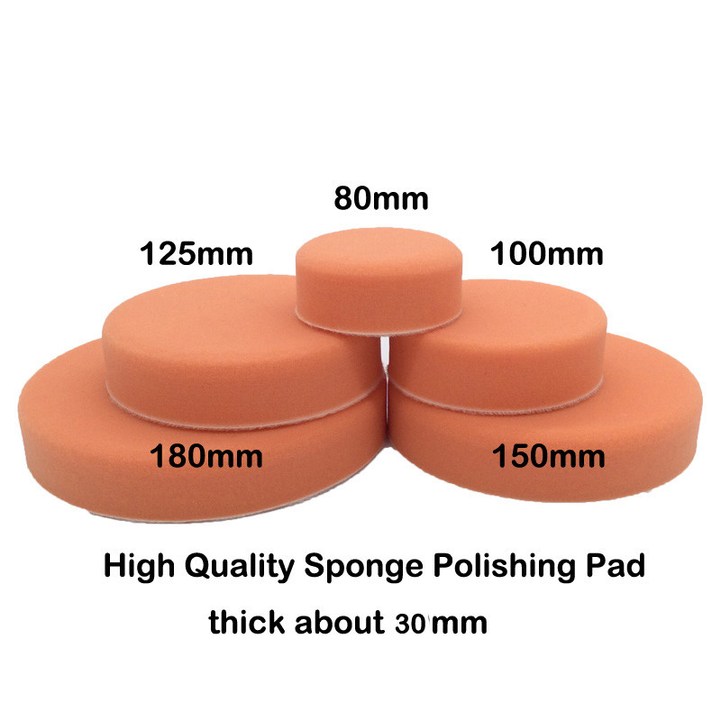 3 Inch 6 Inch Red Automotive Buffing Pads For Car Paints Cars