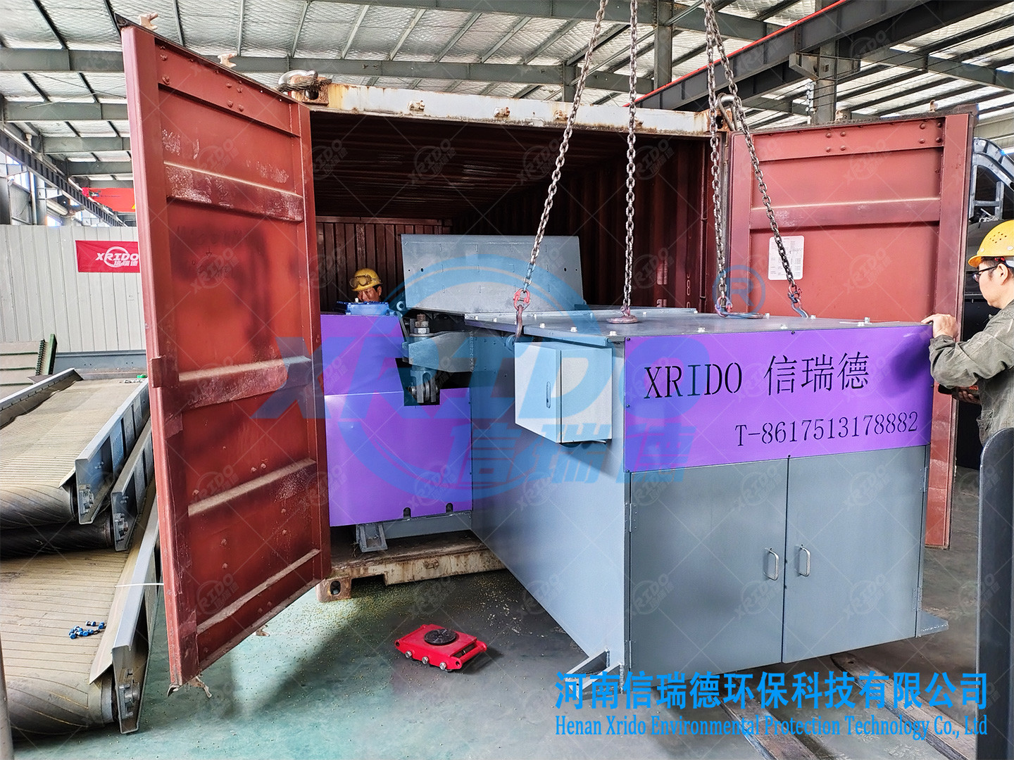 High Tire Shredder Capacity Single Shaft Tire Lumps Shredder Car Film Waste Tire Shredder Rubber Recycling Machine