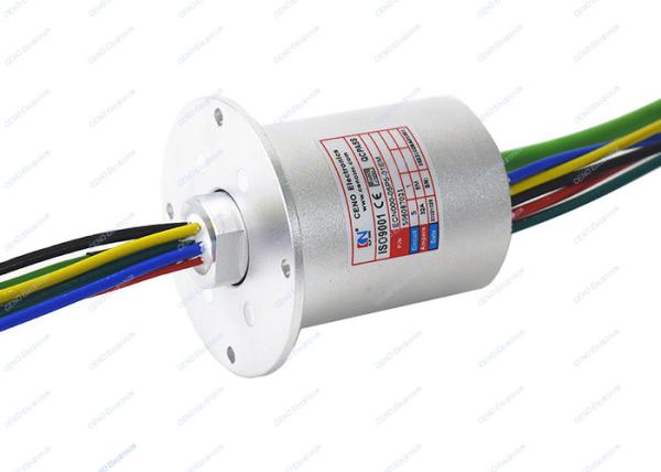 Quality Ethernet 100m Signal Slip Ring 415v Rating Voltage With Flange for sale