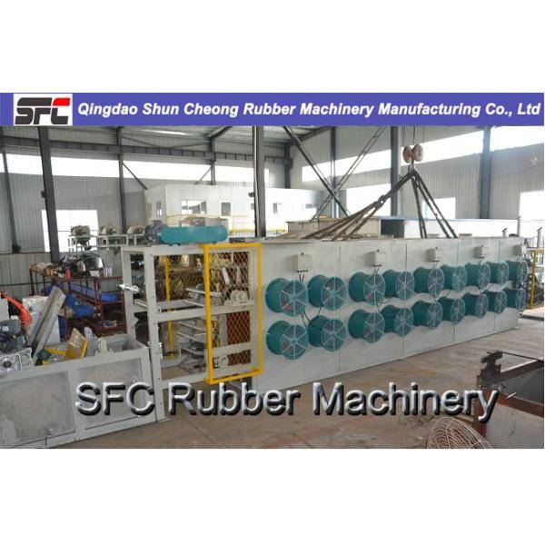 Continuous Operation Rubber Batch Off Machine Rubber Cooler