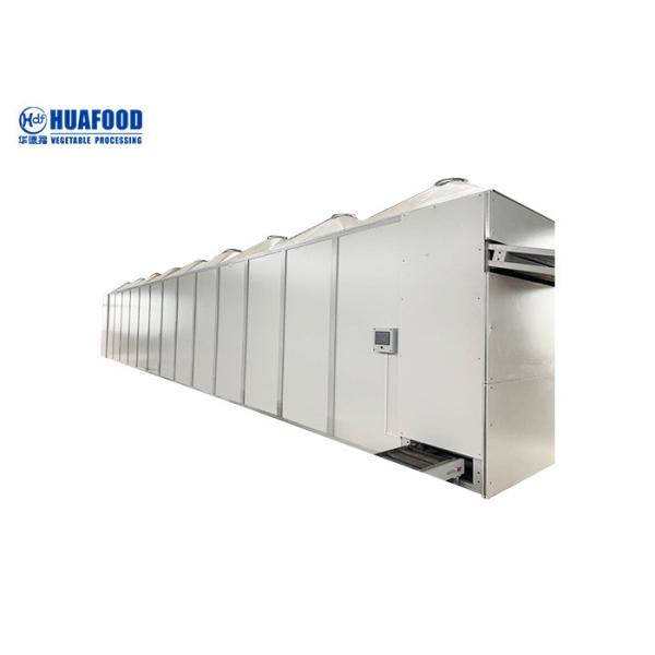 Light Industry Fruit And Vegetable Dryer Machine PLC Control One Piece Design