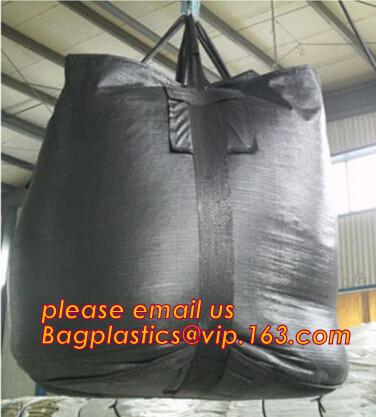 Quality High Quality Big Bulk Screen Printing 1 Ton PP Woven jumbo Container Bag,Top open virgin polypropylene woven big jumbo b for sale