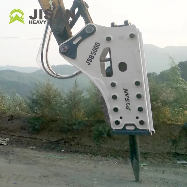 Hydraulic Rock Breaker Hammer Demolition Breaker with Chisel 140mm