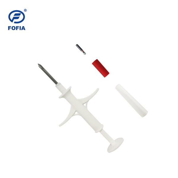 Quality 2.12mm Cattle Microchips With Unique ID 15 Digit Number FDX-B Chip In White Syringe for sale