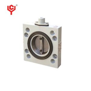 China Manual DN80 Butterfly Valve Vacuum 105℃ High Performance 180mm wholesale