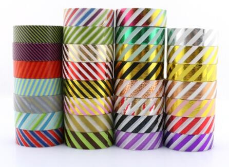 foil washi tape holographic foil washi tape,Gold Laser Decorative Reflective Customized Washi Tape,Decorative Adhesive T