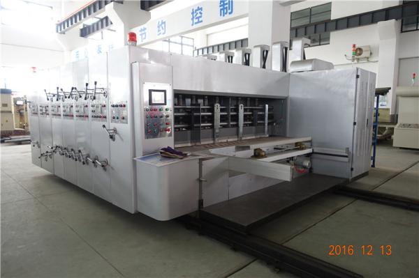 Quality Small Corrugated Carton Box Making Machine 4 Colors Flexographic Printing for sale