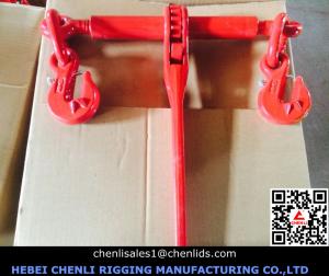 China 10MM 6300daN, European type ratchet load binder with safty pin, wholesale