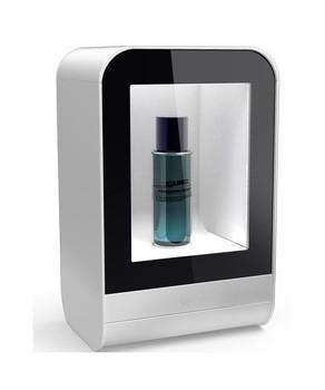 Quality White Indoor Auto Transparent LCD Screen Display Box 22 Inch With Metal Back Shell for sale