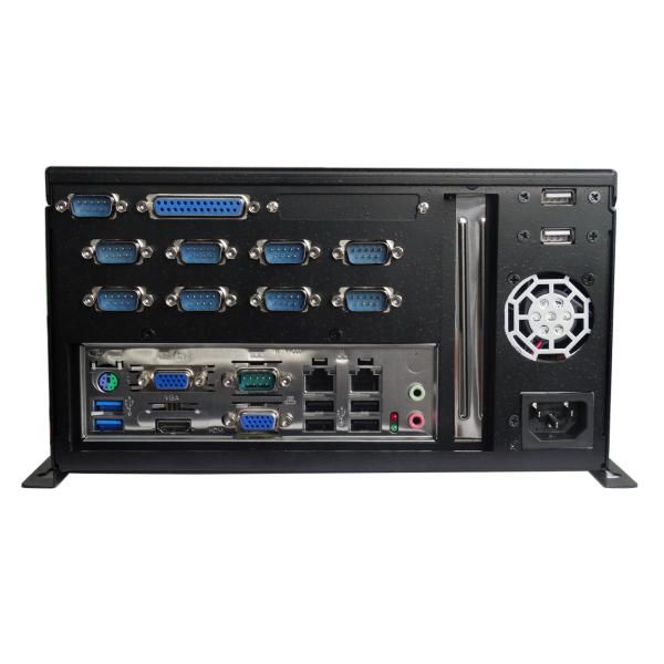 Embedded Industrial Computer BOX PC 1 PCI Or PCIE Expansion 10COM 2LAN