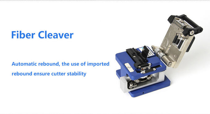 Fiber optical splicing Tool kits with Cable Cutting Machine Cleaver Fiber Optic Laser Light Source Pon Power Meter