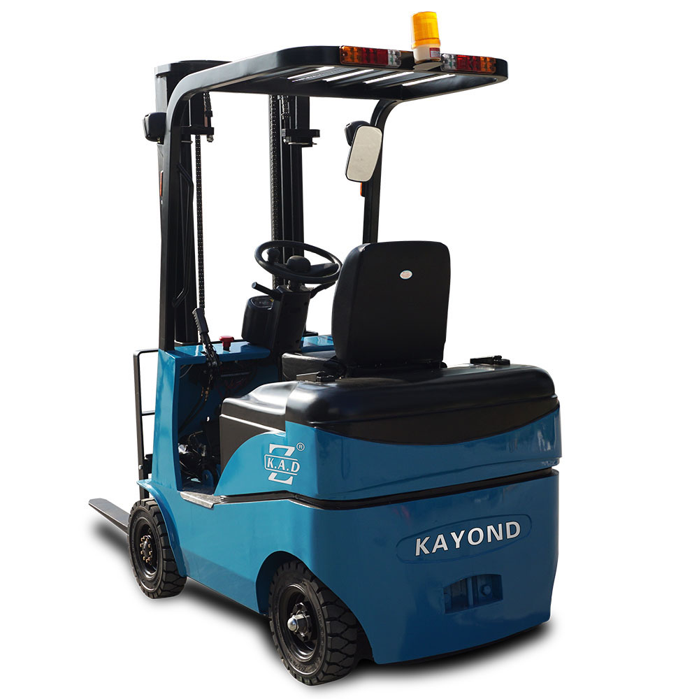 1.5 Ton 2 Ton Electric Forklift Truck 3 Meter Solid Rubber Wheels
