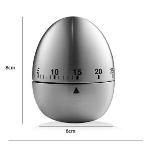 China Stainless Steel Baking 60min Egg Cooking Timer Kitchen Mechanical on sale