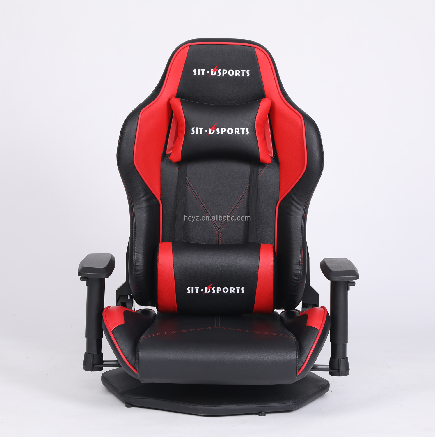 Synthetic Leather Computer Gaming Chair Without Foot Fixed Chassis Rotating Esports Chair