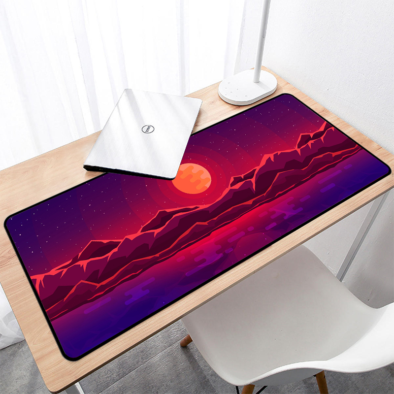 NO Wireless Charging XXL Large Gaming Mousepad with Personalised Sublimation Logo